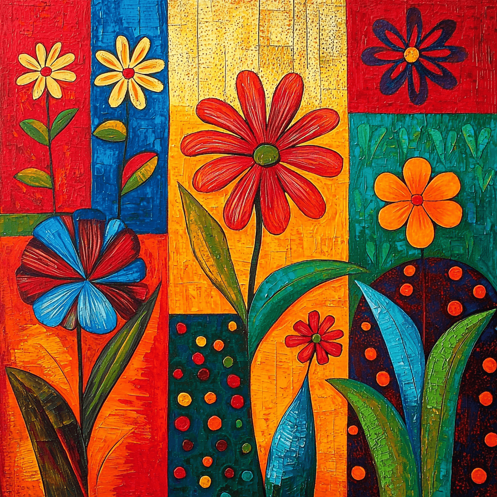 Frida Kahlo Inspired Symbolic Bloom Of Heritage Painting Number Kit