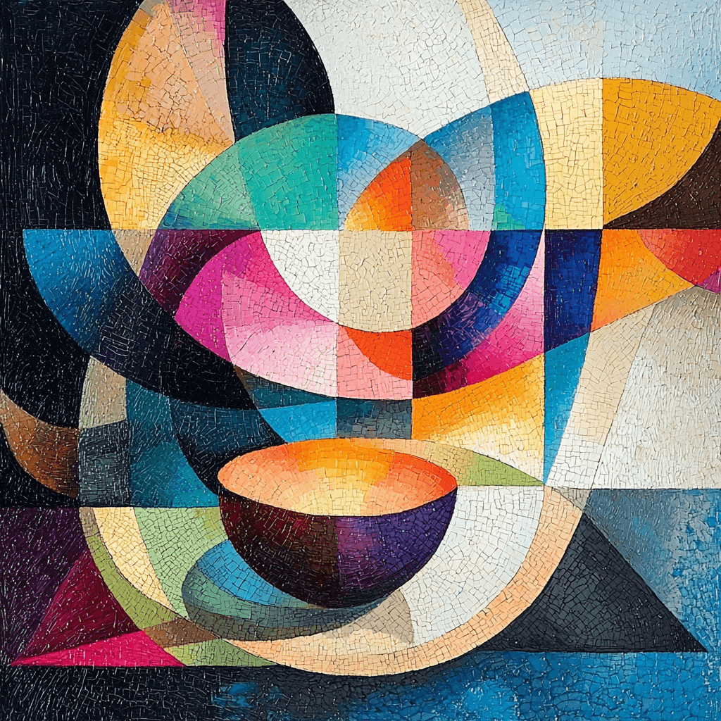 Pablo Picasso Inspired Kaleidoscope Visions Paint By Color