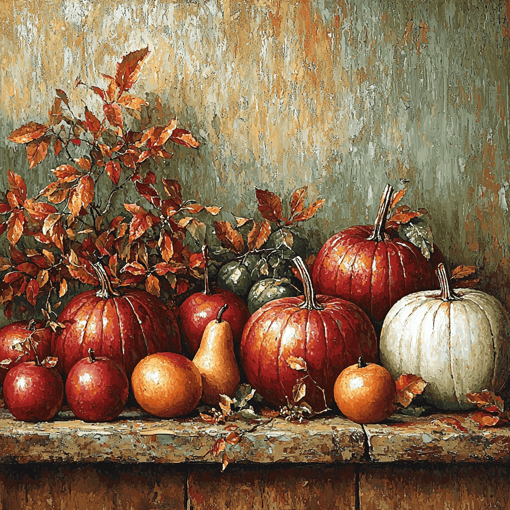 Jean-Baptiste-Siméon Chardin Inspired Flavors Of Autumn Paint By Numbers Kits