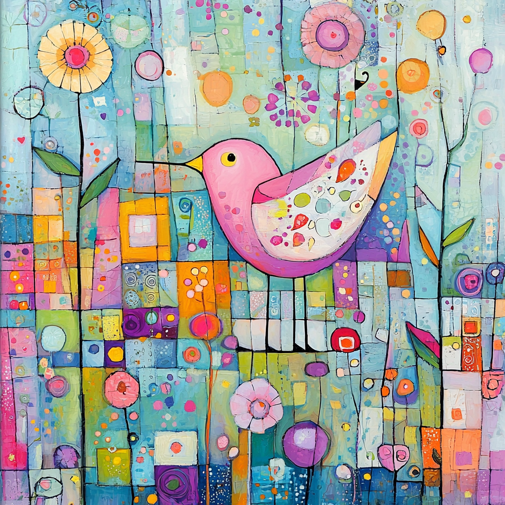 Paul Klee Inspired Melody In Abstraction Painting Number Kit