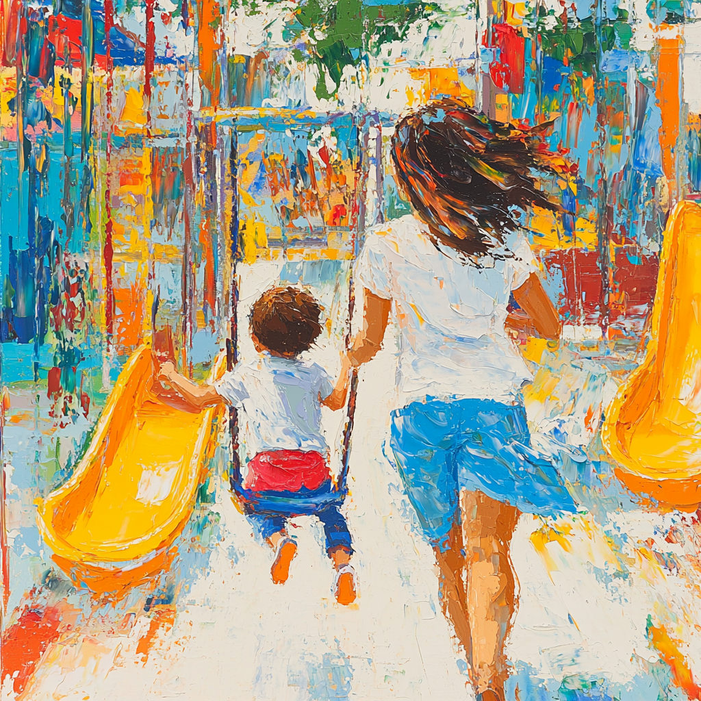 Park Playground Adventures Paint By Color