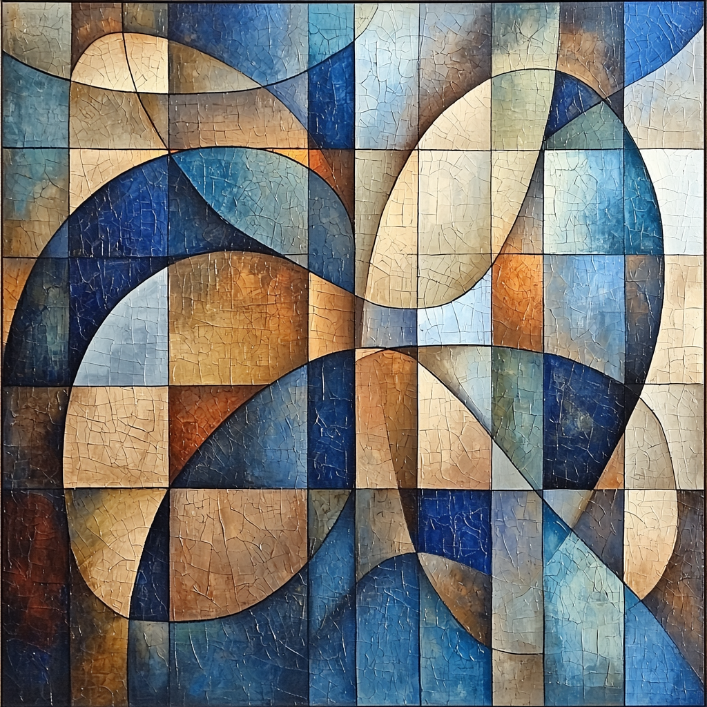 Paul Klee Inspired Geometric Poetry DIY Paint By Numbers