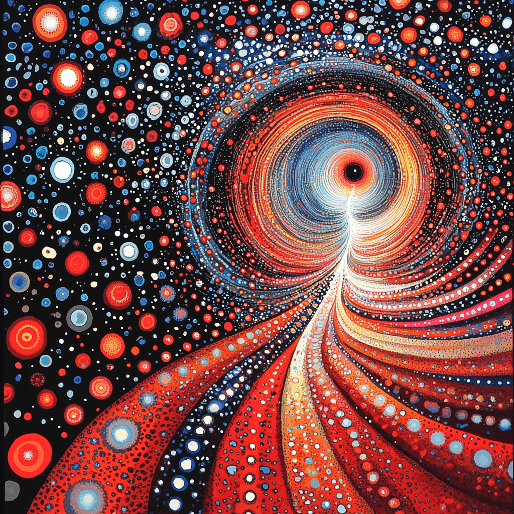 Yayoi Kusama Inspired Endless Vortex Painting By Numbers Kit