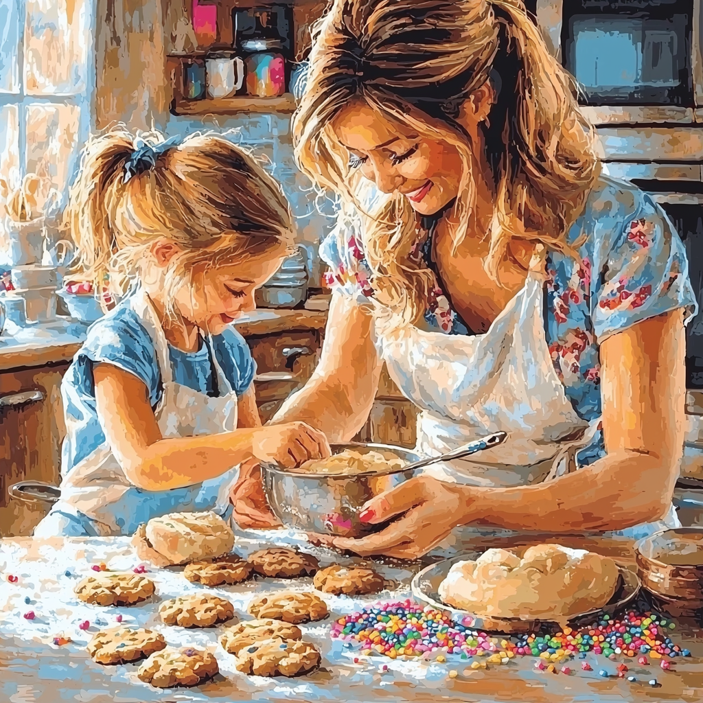 Baking Sweet Memories Paint By Numbers Kits