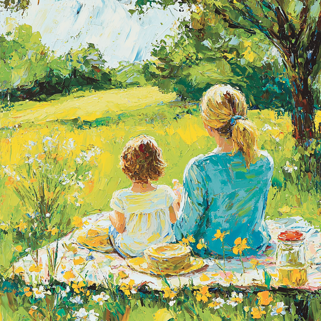 A Mother’s Heart In Nature Painting Number Kit