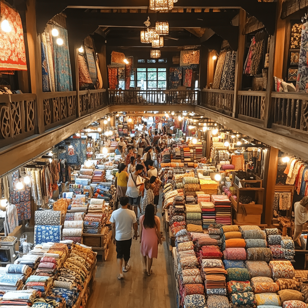 Ben Thanh Market Bustle Ho Chi Minh City Vietnam DIY paint by numbers