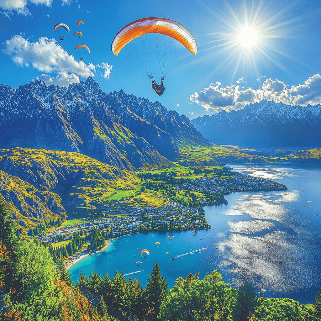 Queenstown Adventure Capital - New Zealand Paint By Numbers Kits