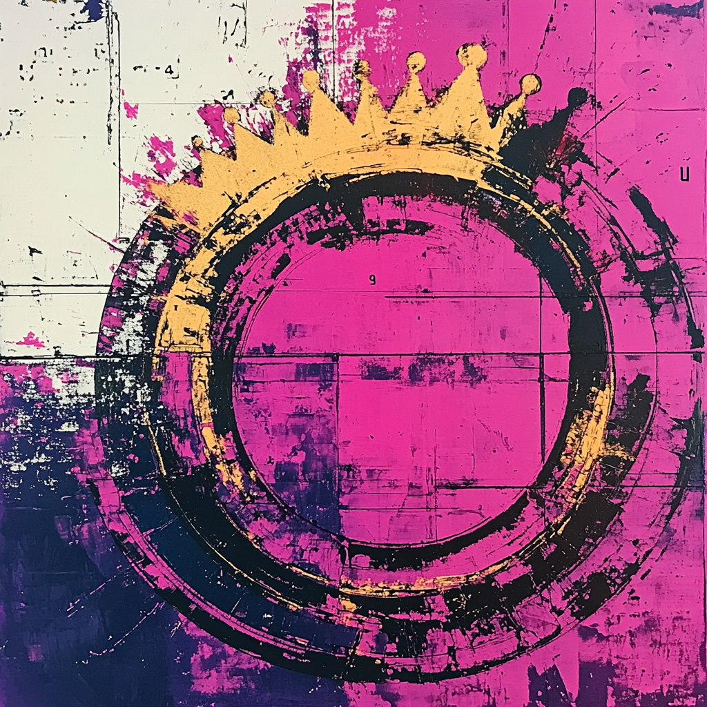 Jean-Michel Basquiat Inspired Fragmented Orbit DIY paint by numbers