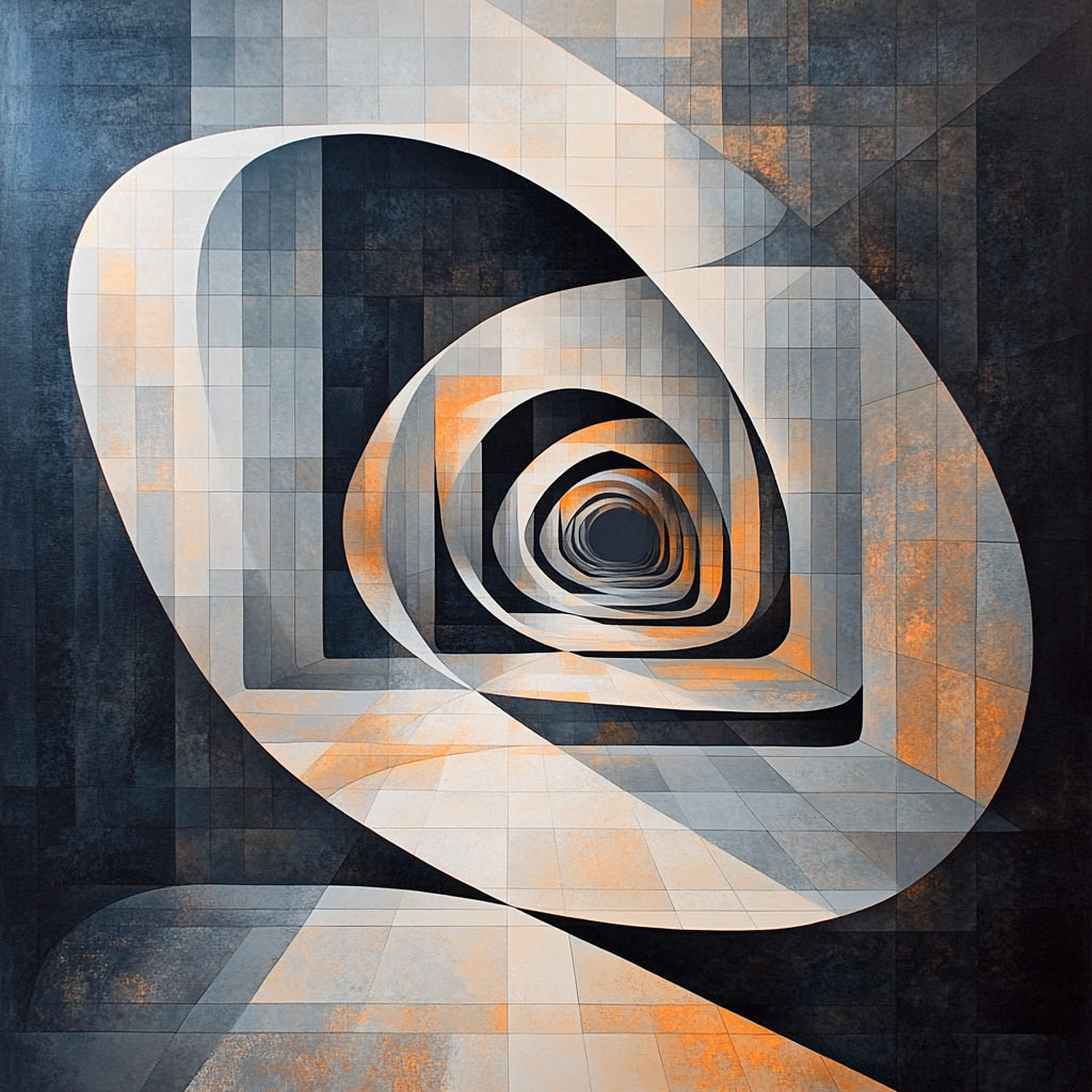 M.C. Escher Inspired Chrono-Lattice Paint by numbers kits