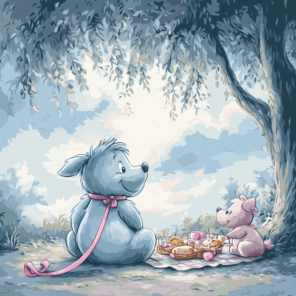 Eeyore Gentle Afternoon Paint by numbers art