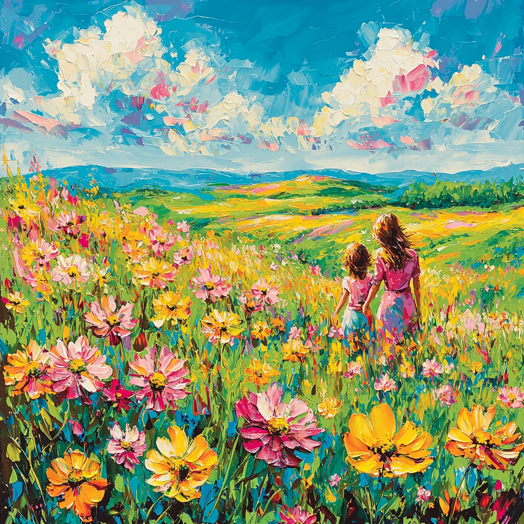 Mother’s Love Blooms Painting Number Kit