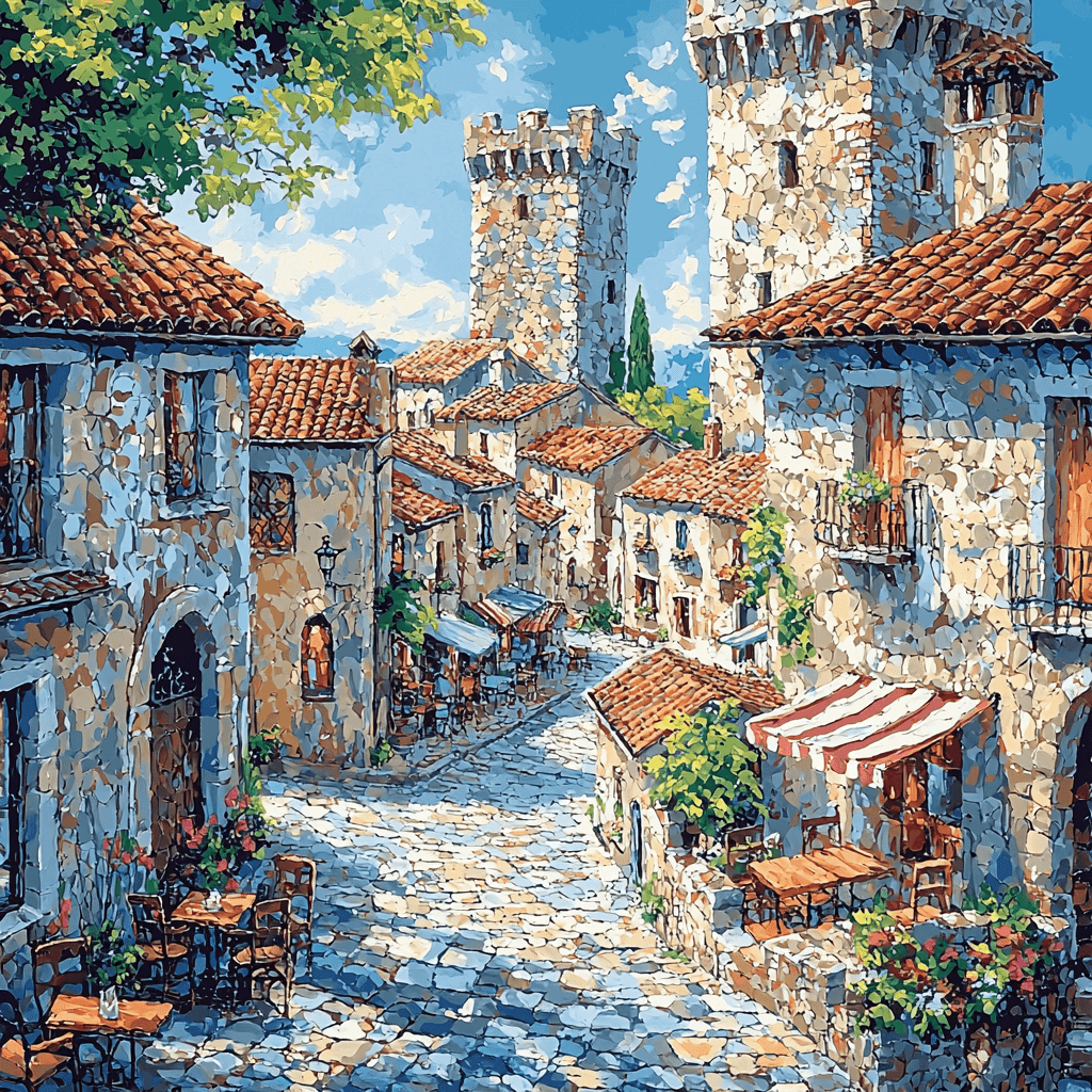 Old Town - Tallinn Painting By Numbers Kit
