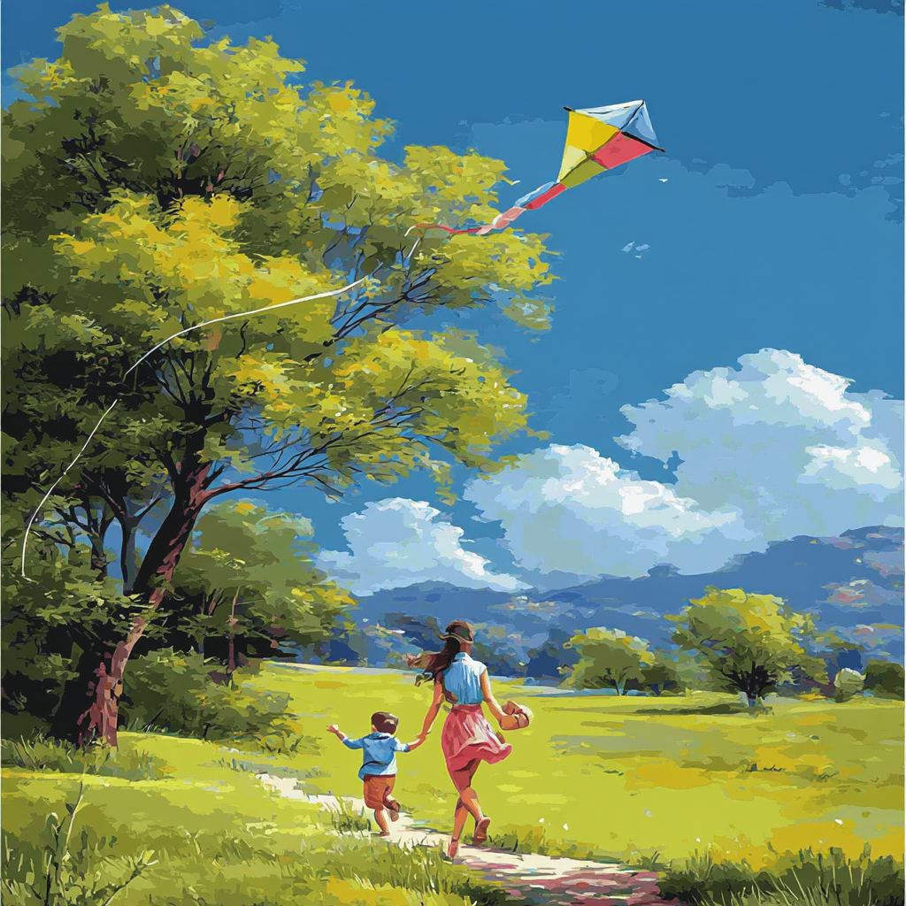 Spring Adventures Together Paint By Color
