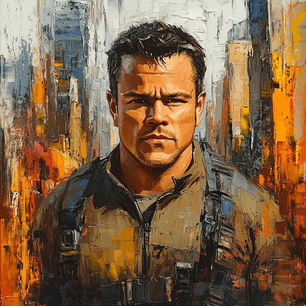 Matt Damon: The Intrepid Explorer Of Human Stories Painting By Numbers Kit
