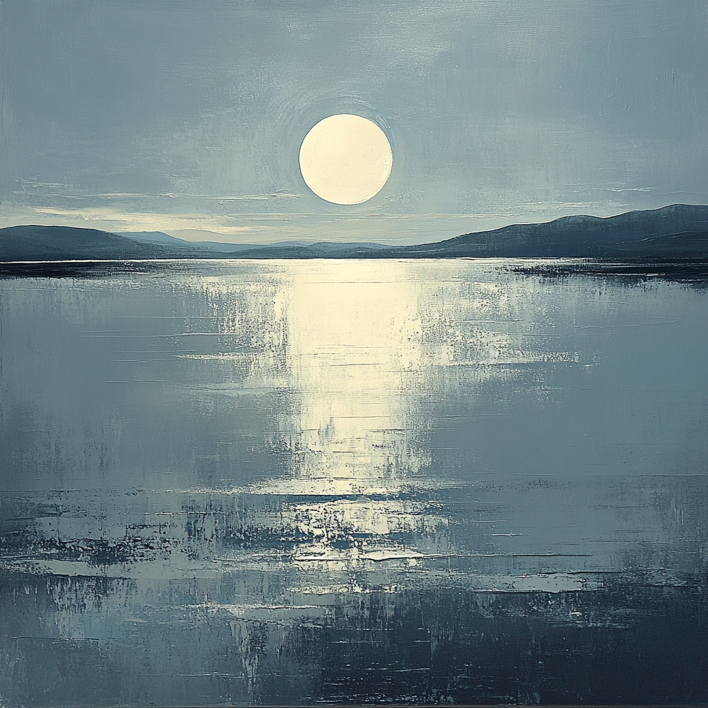 Whistler Inspired Silver Lake painting number kit