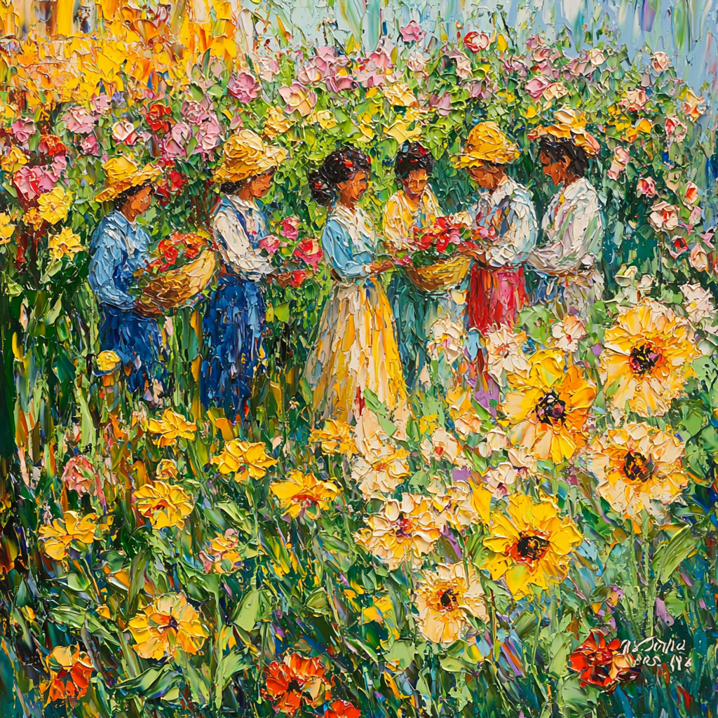 A Mother’s Garden Of Hope Painting Number Kit