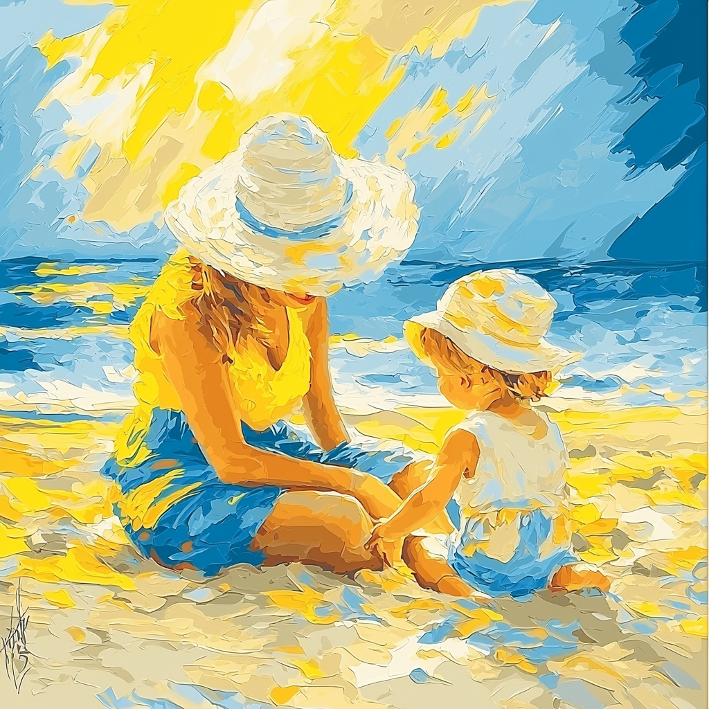 Mommy’s Sunshine Painting By Numbers Kit