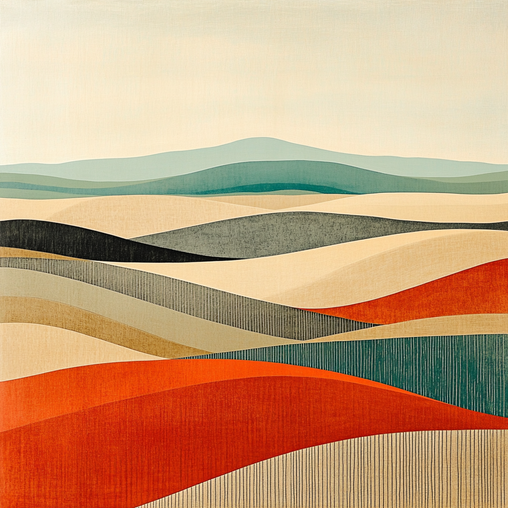 Paul Klee Inspired Desert Rhythm Painting by numbers kit