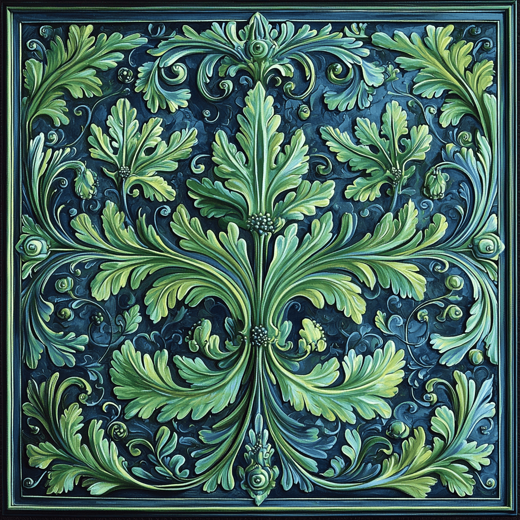 Ernst Haeckel Inspired Intricate Nature Patterns Painting By Numbers Kit