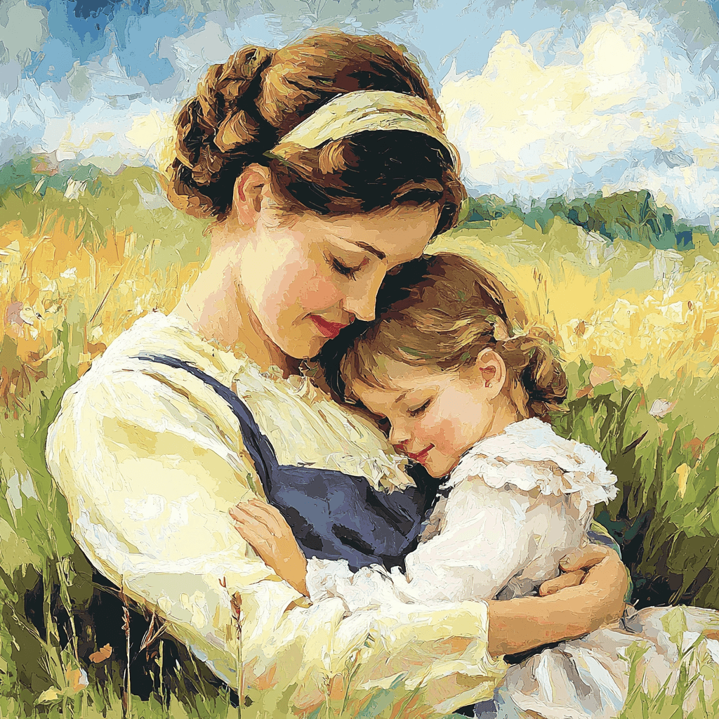 Mary Cassatt Inspired Timeless Memories Numbered Painting Kits