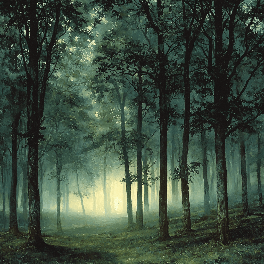 Caspar David Friedrich Inspired Mysterious Landscape Numbered Painting Kits