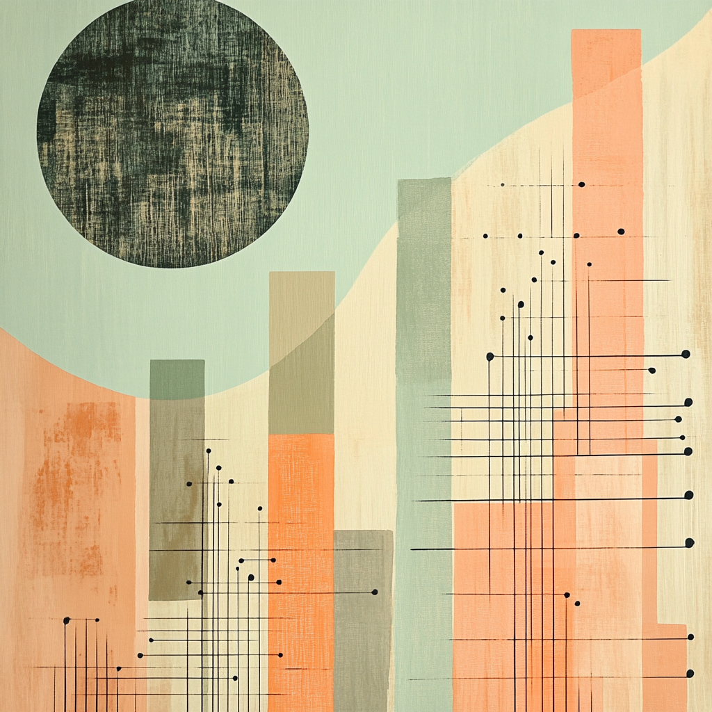 Paul Klee Inspired Earthen Sonata DIY paint by numbers