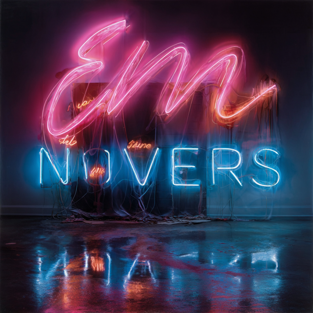 Tracey Emin Inspired Neon Dreams Numbered painting kits