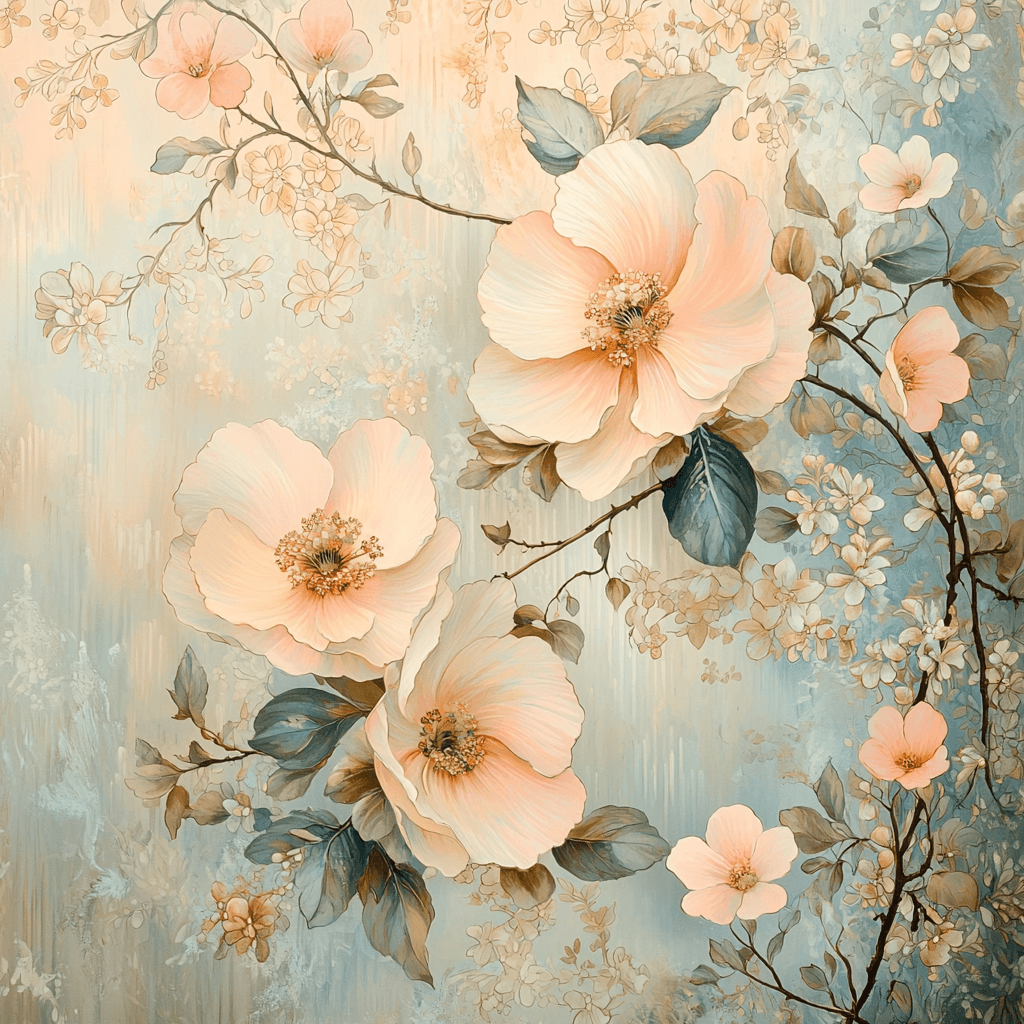 Alphonse Mucha Inspired Ethereal Garden Elegance Paint By Numbers