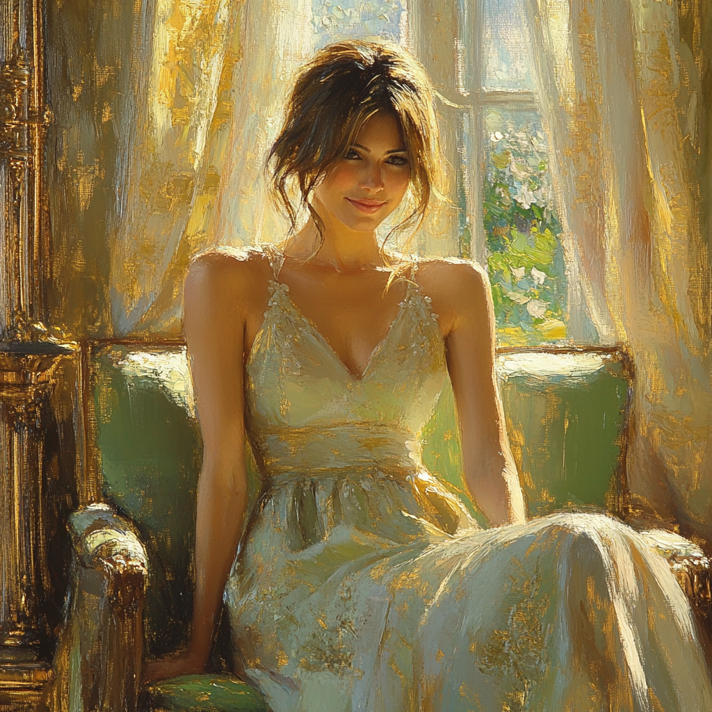 John Singer Sargent Inspired Portrait In Afternoon Paint by numbers art