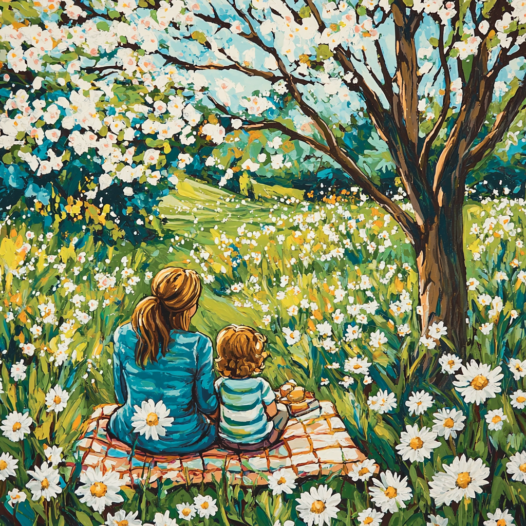 Springtime Discovery Painting Number Kit