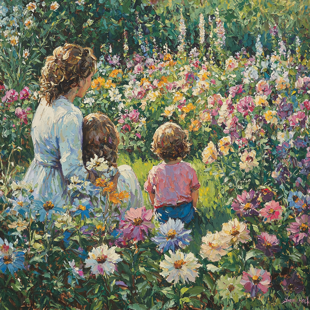 A Day In The Garden DIY Paint By Numbers