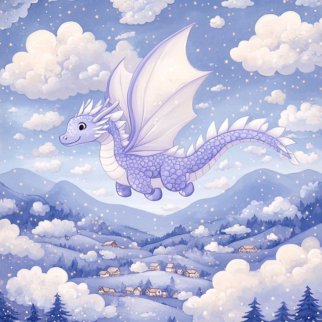 Sisu Cloud Flight Disney Inspired DIY paint by numbers