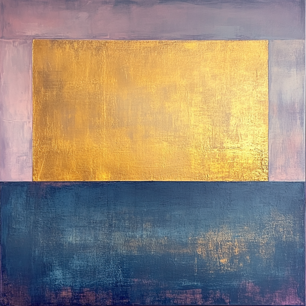 Mark Rothko Inspired Golden Eclipse Painting by numbers kit