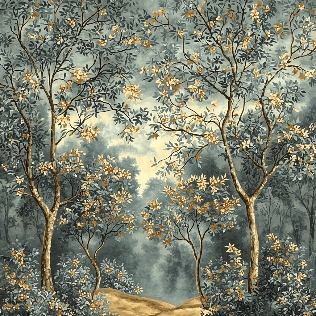 Leonardo Da Vinci Inspired Mystical Grove Painting Number Kit