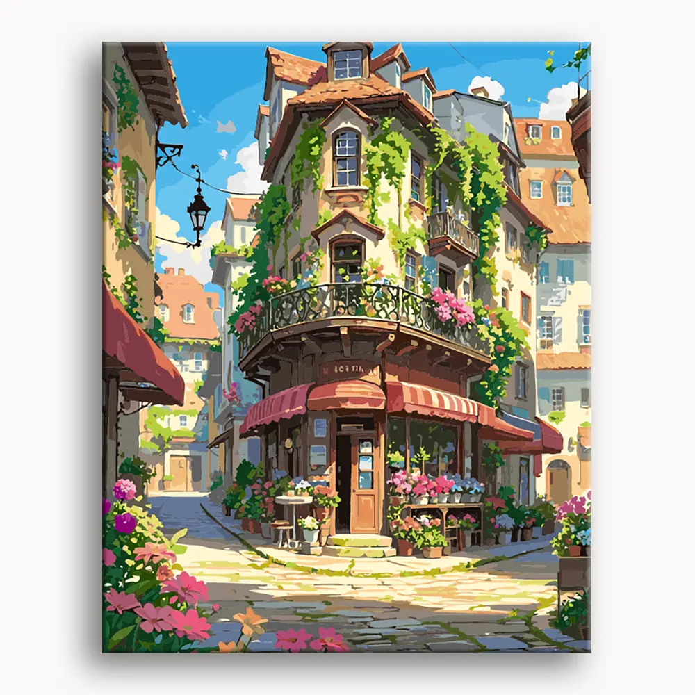 Happy Painting Exclusive DIY Paint by Number Kit Stress Relief Relaxation Toys Beginner Painting Kits Handicrafts with Lions Flowers & Birds Designs