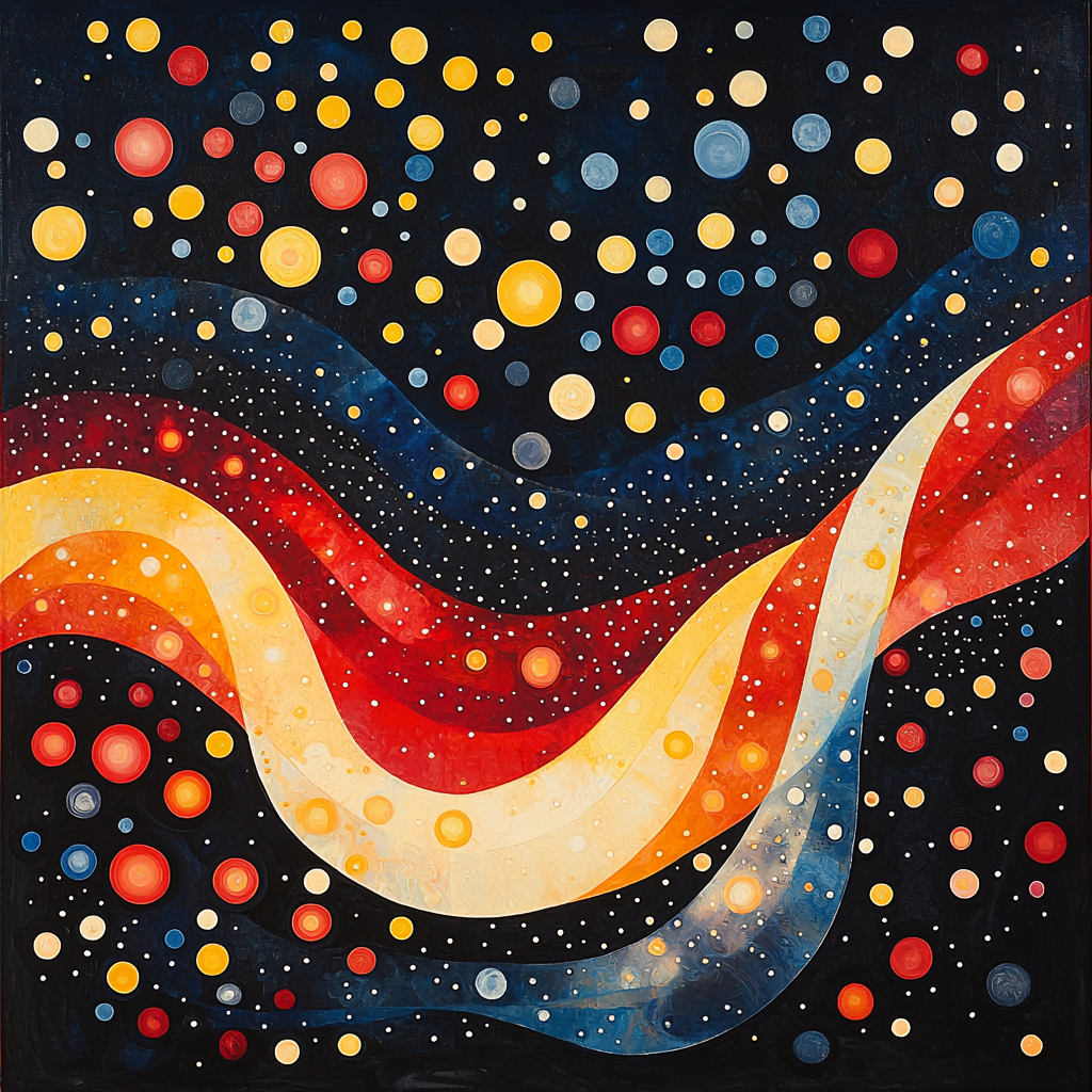 Yayoi Kusama Inspired Infinite Polka Symphony DIY Paint By Numbers