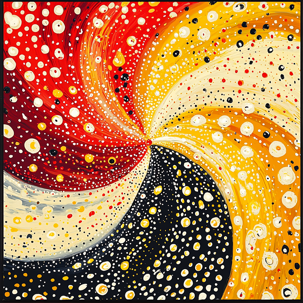 Yayoi Kusama Inspired Kaleidoscope Of Imagination DIY Paint By Numbers