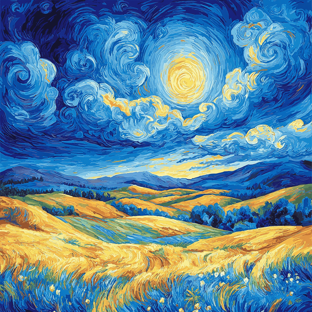 Vincent Van Gogh Inspired Wanderlust Painting By Numbers Kit
