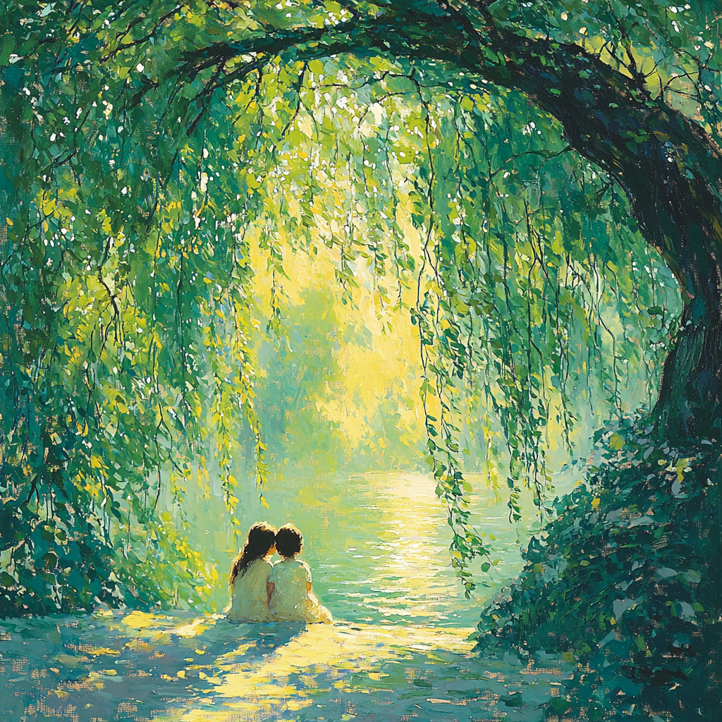 Dreaming Under The Willow Paint By Numbers