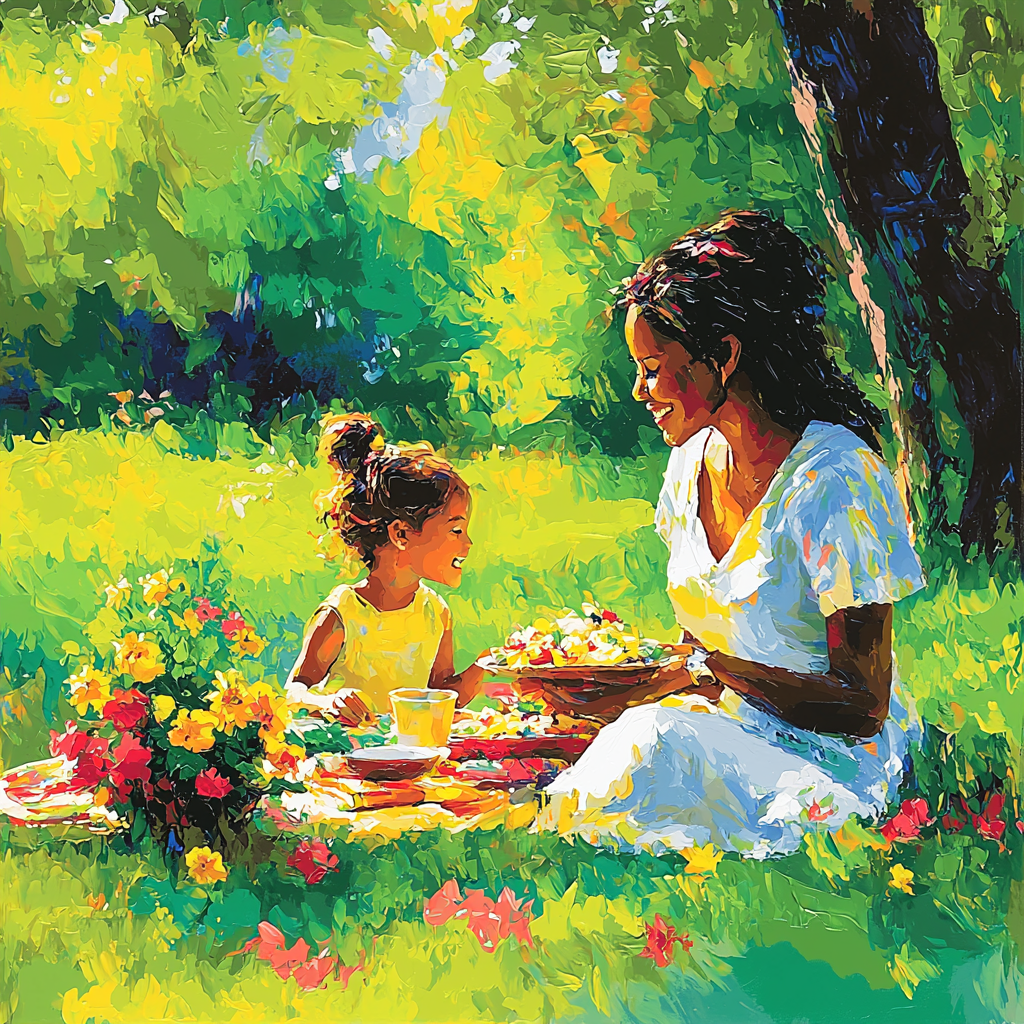 The Warmth Of A Smile Number Painting