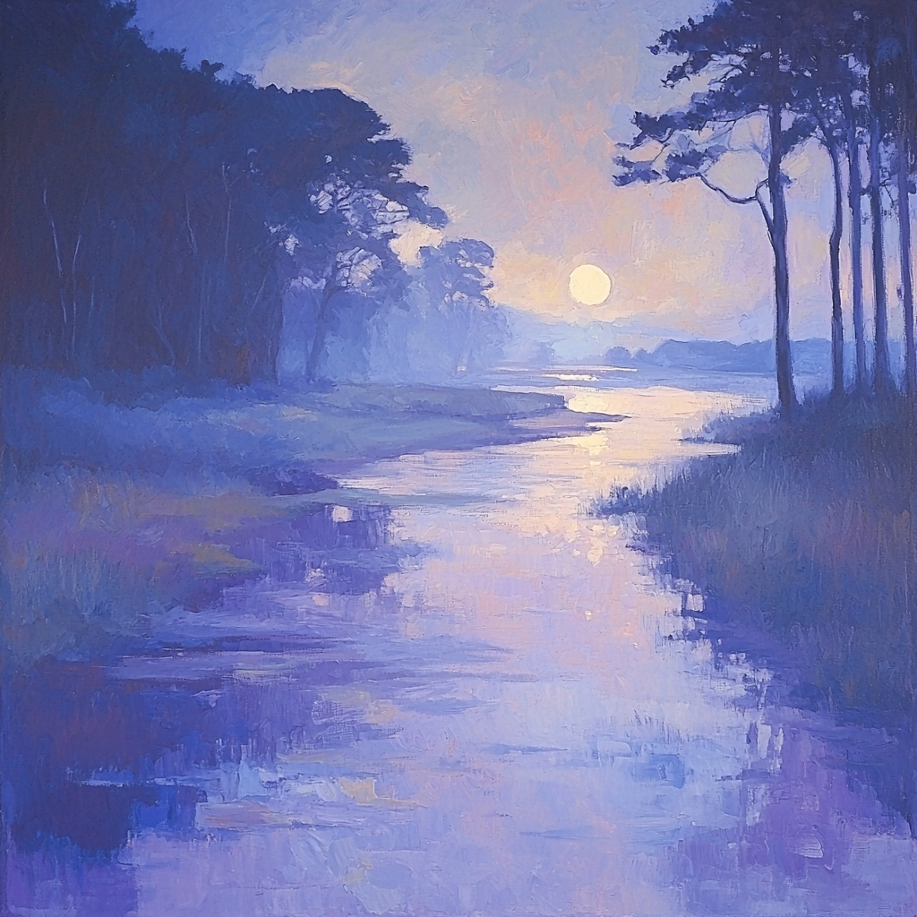 Paul Cézanne Inspired Twilight Meadows Numbered Painting Kits