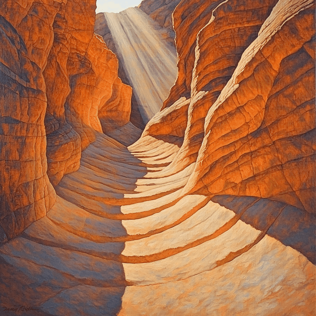 Antelope Canyon, Arizona Numbered Painting Kits