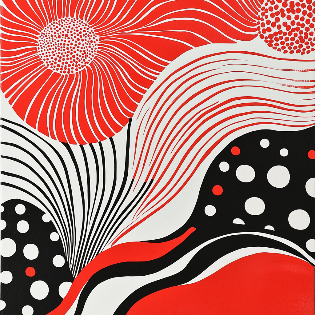Yayoi Kusama Inspired Rhythm Of The Infinite Painting By Numbers Kit