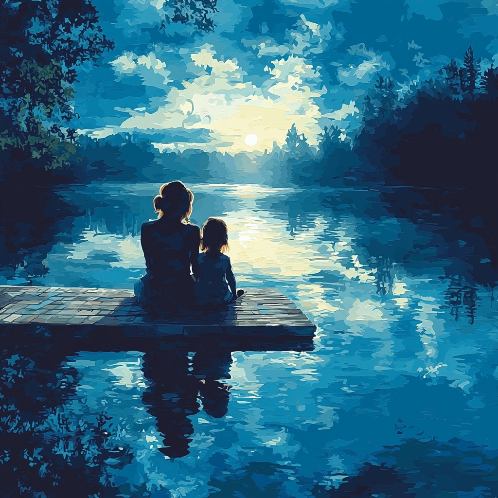 Reflections Of Togetherness Paint By Color