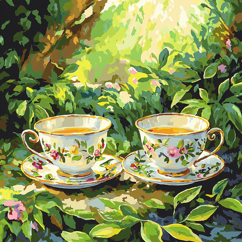 Afternoon Tea Delights Paint By Color