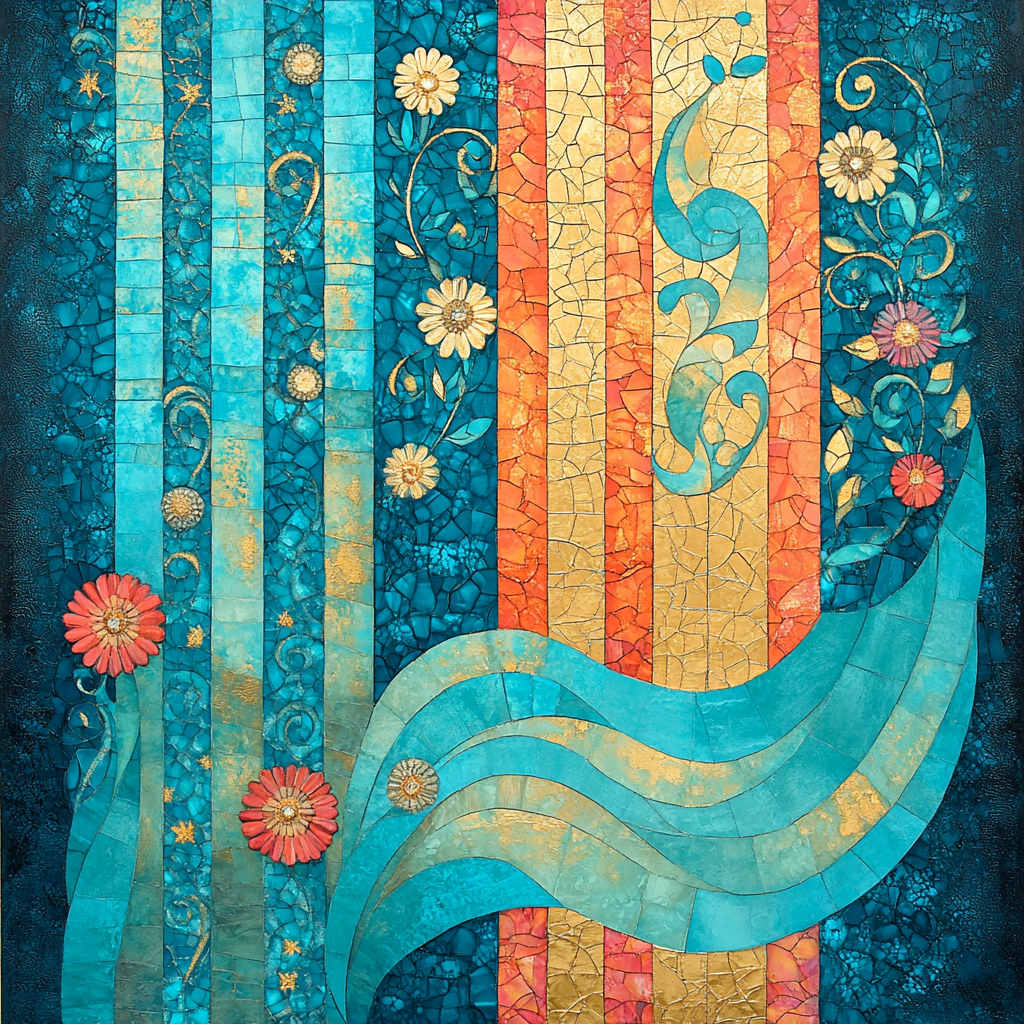 Gustav Klimt Inspired Aurora Mosaic Paint by numbers kits