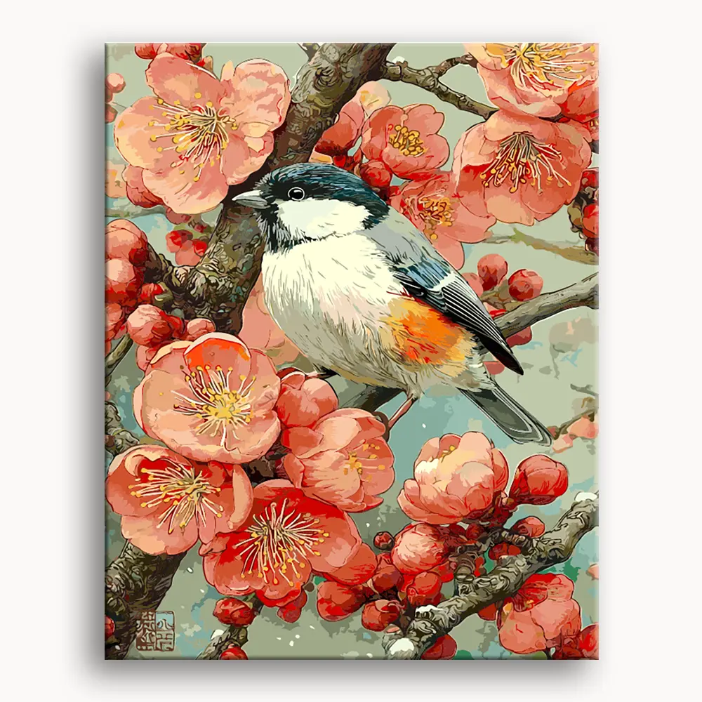 Happy Painting Exclusive DIY Paint by Number Kit Stress Relief Relaxation Toys Beginner Painting Kits Handicrafts with Lions Flowers & Birds Designs