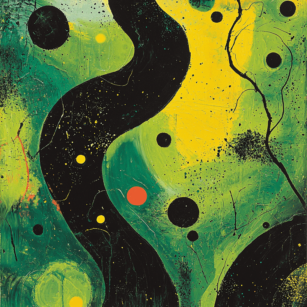 Joan Miró Inspired Enchanted Nature Numbered Painting Kits
