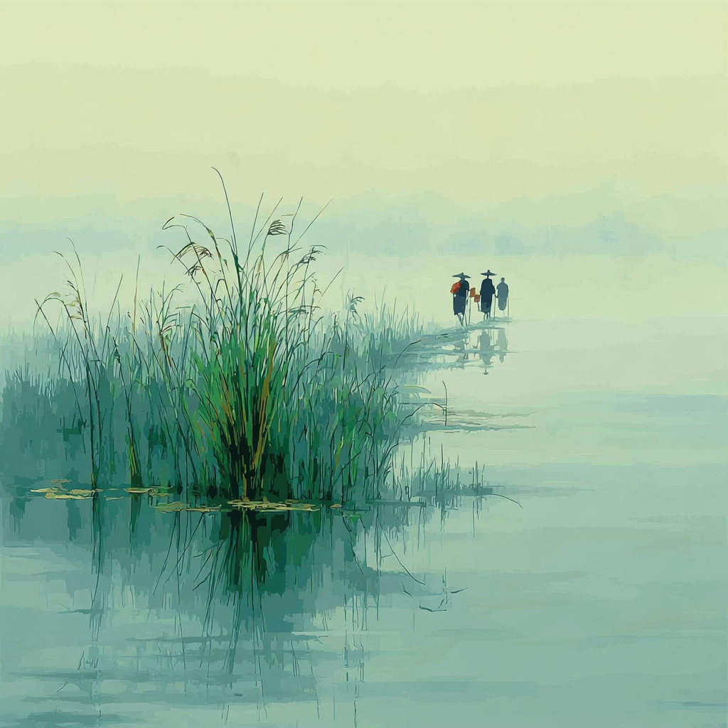 Reeds Of Serenity Painting By Numbers Kit