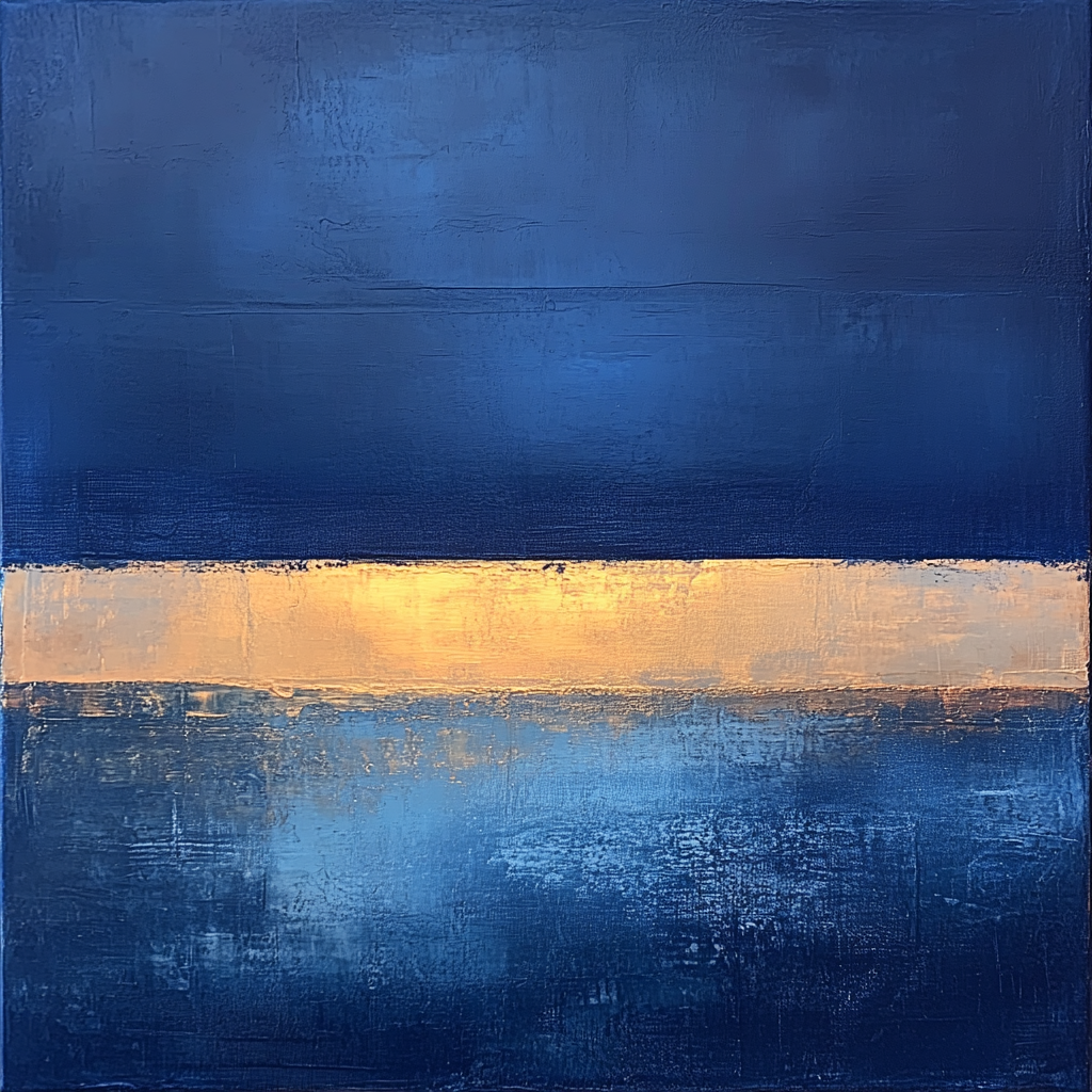 Mark Rothko Inspired Horizon Of Dusk DIY paint by numbers